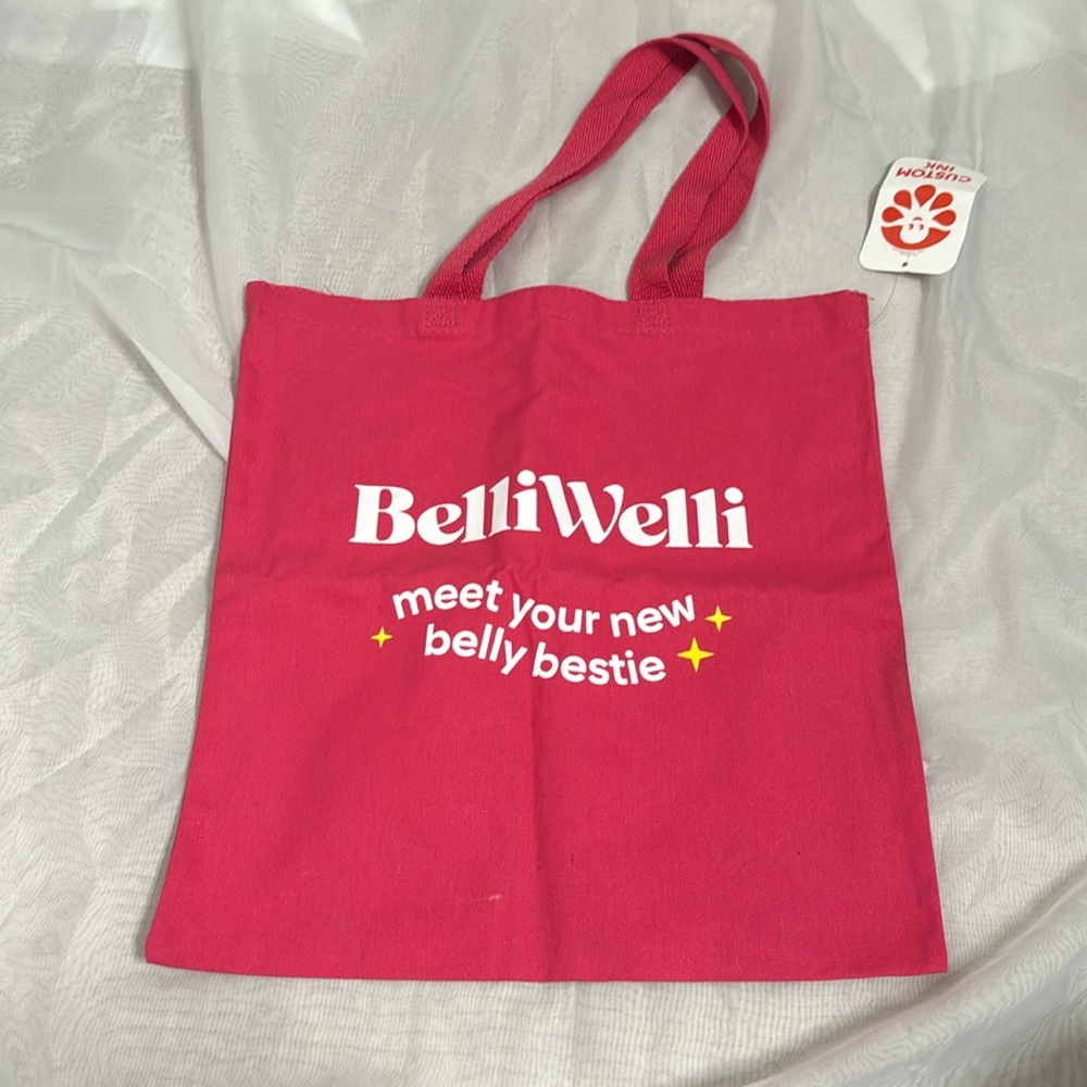 Hot Pink Fabric Tote Bag - BelliWelli
